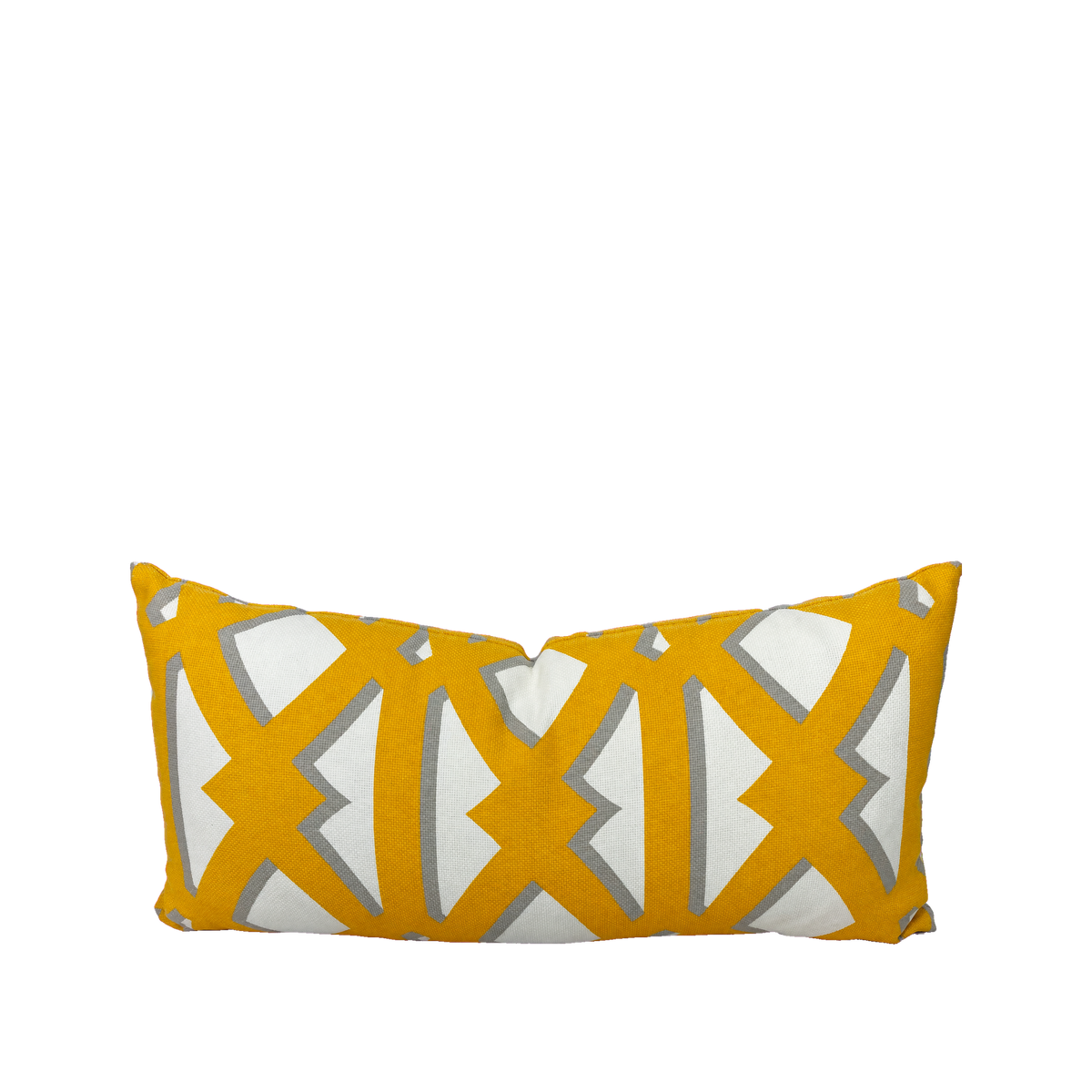 Marigold Gate – 22" × 12" Luxury Outdoor Lumbar Pillow