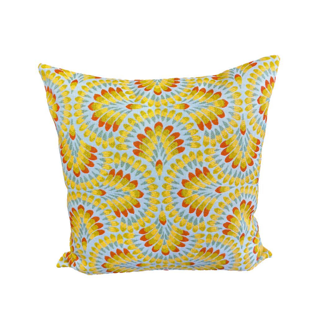 Summer Splash – 22" × 22" Luxury Outdoor Square Pillow