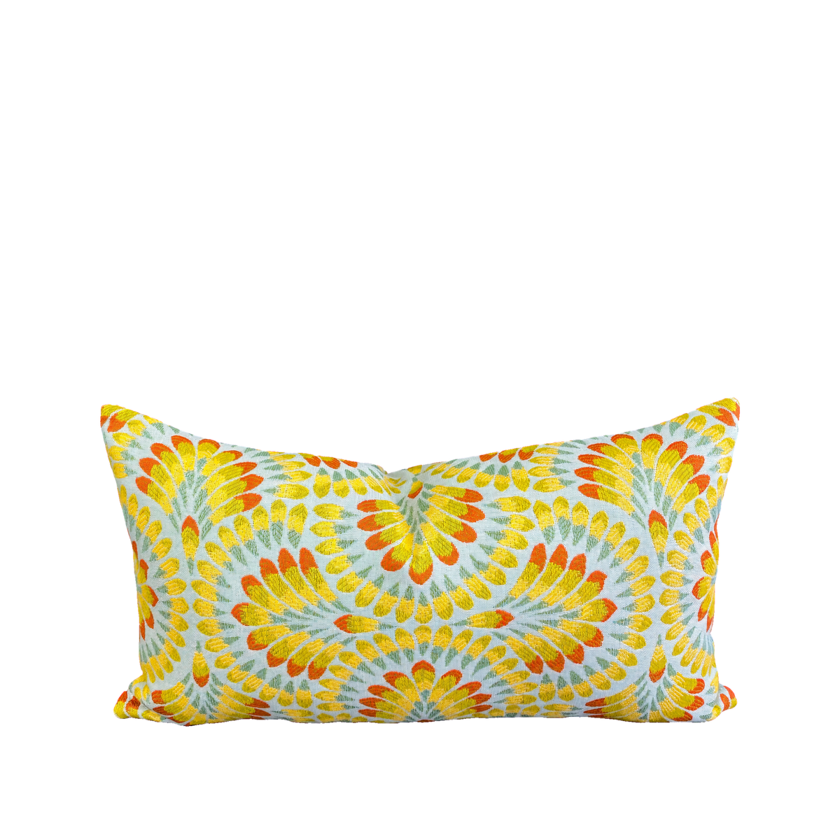 Summer Splash – 22" × 12" Luxury Outdoor Lumbar Pillow