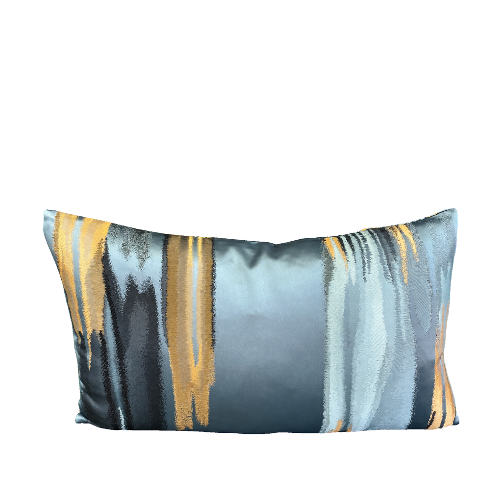 Blue Breeze – 24" × 14" Luxury Lumbar Pillow