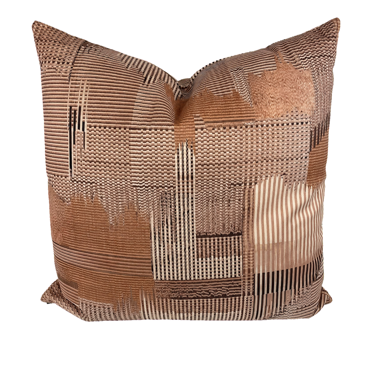 Hurley Brown – 24" × 24" Luxury Square Pillow