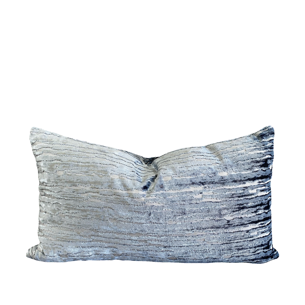Wake Glacier – 24" × 14" Luxury Lumbar Pillow