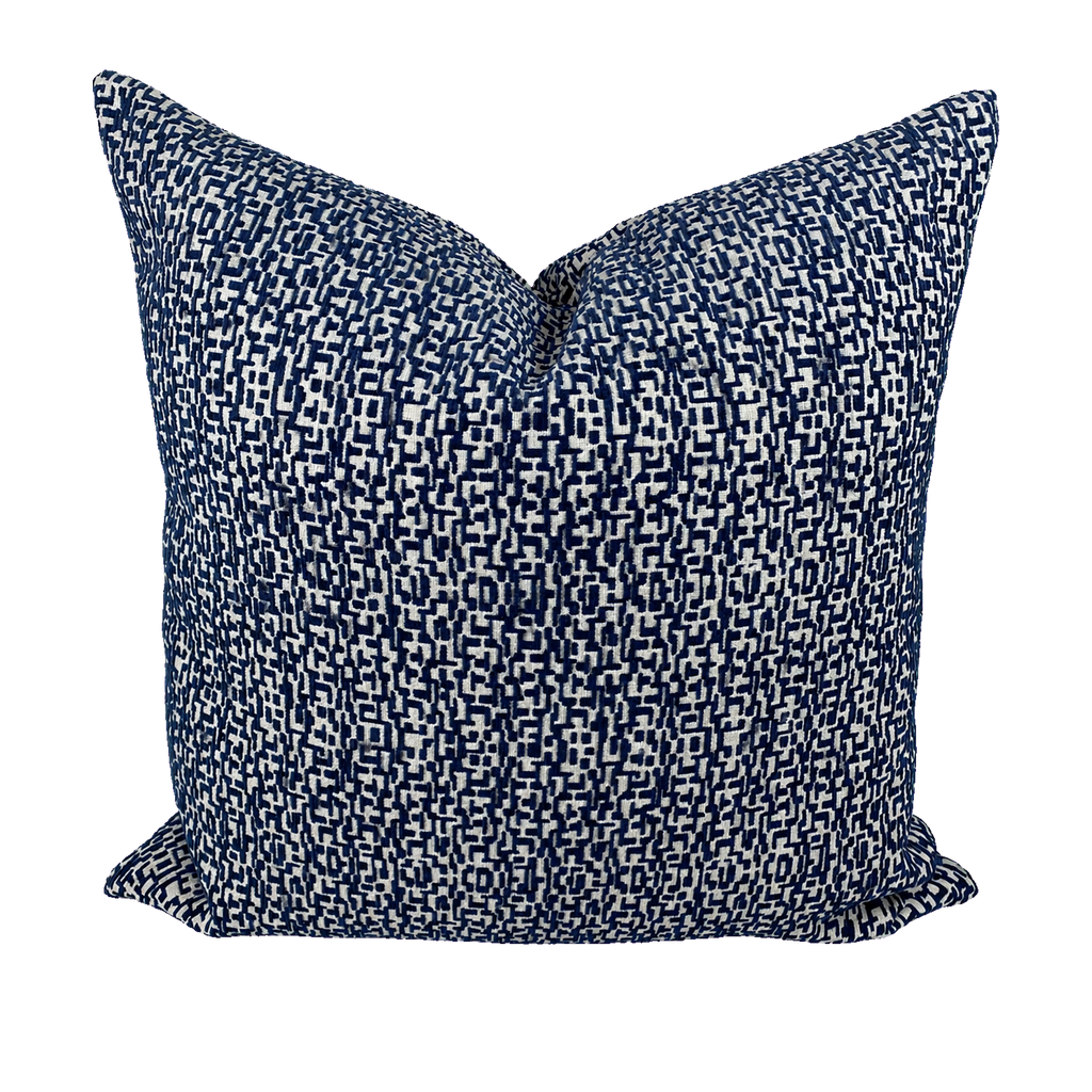 Code Navy – 24" × 24" Luxury Square Pillow