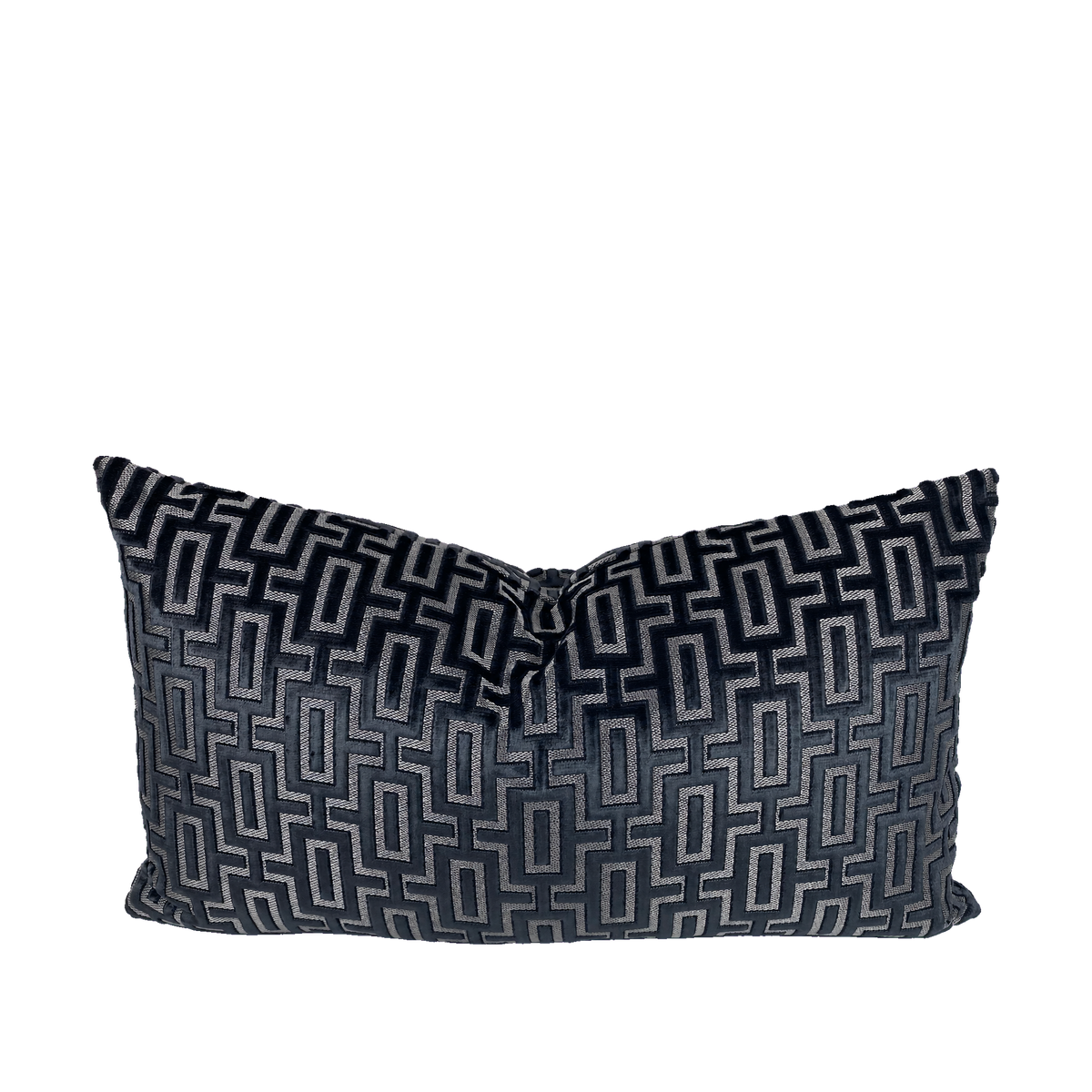 Bergman Onyx – 24" × 14" Luxury Lumbar Pillow