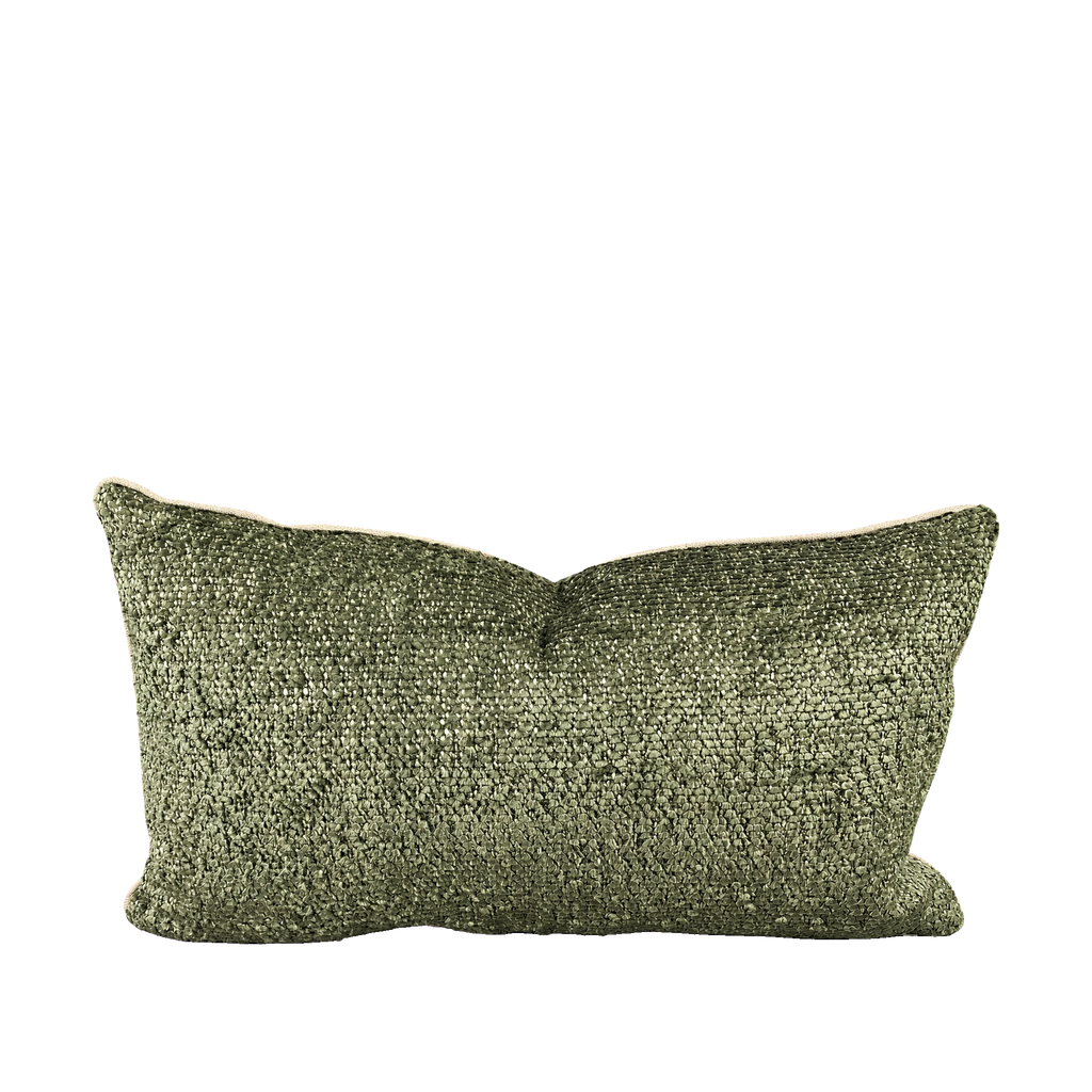 Knubby Moss – 24" × 14" Luxury Lumbar Pillow