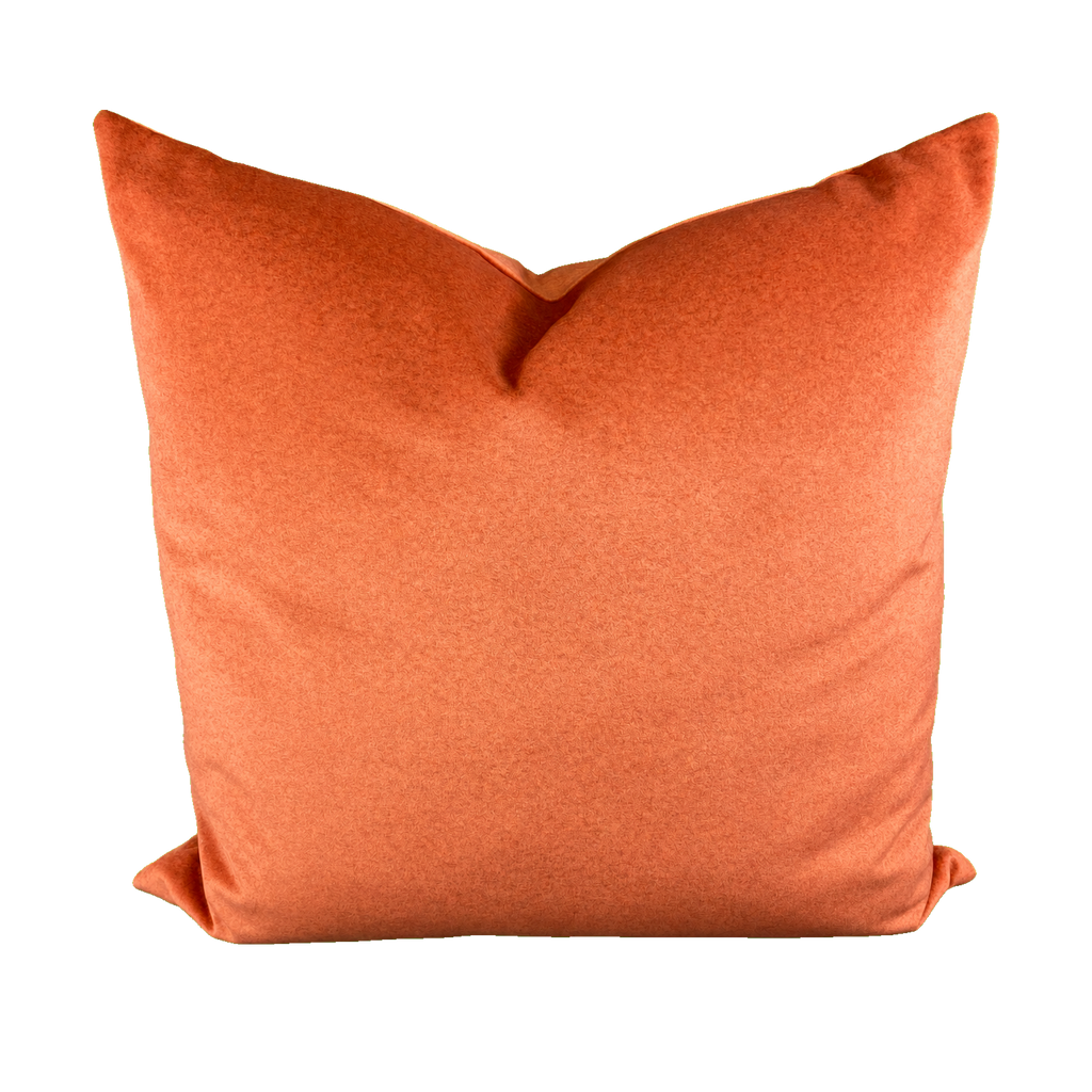 Merino Coral – 24" × 24" Luxury Square Pillow