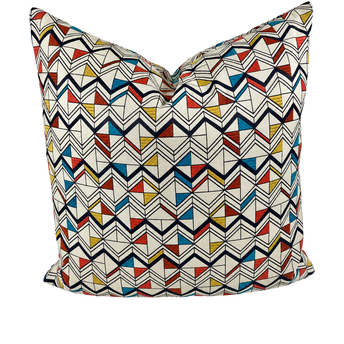 Basenji Multi – 24" × 24" Luxury Square Pillow