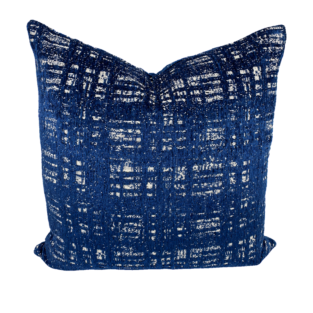 Collateral Navy – 24" × 24" Luxury Square Pillow