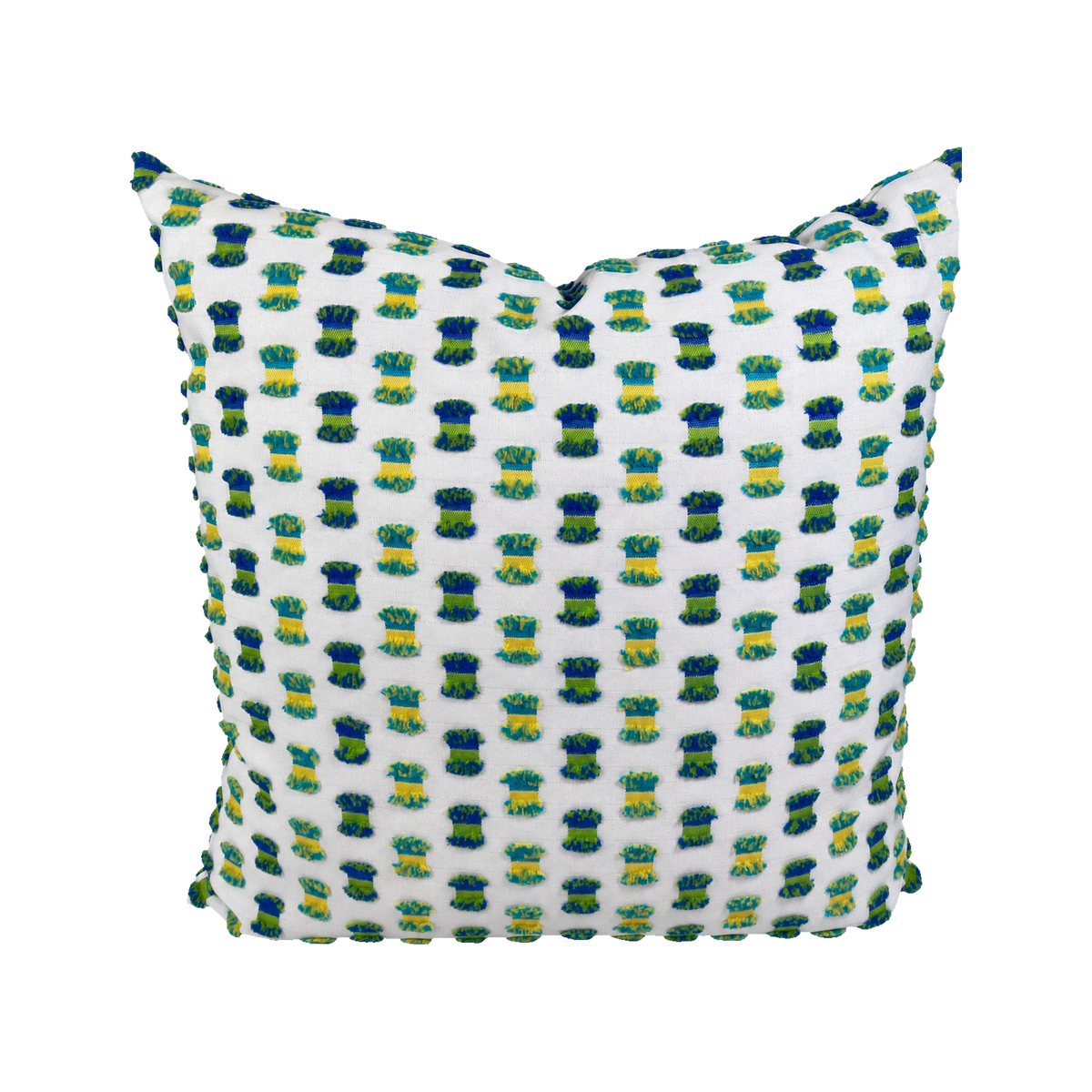 Fifi Green – 22" × 22" Luxury Outdoor Square Pillow