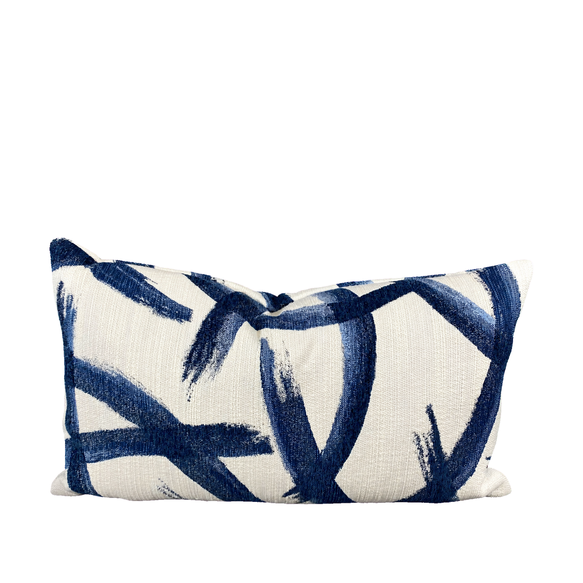 Enso Indigo – 24" × 14" Luxury Lumbar Pillow
