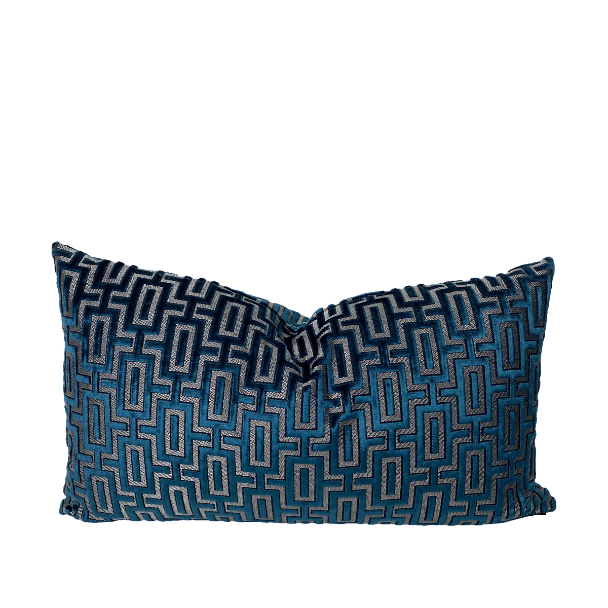 Bergman Sapphire – 24" × 14" Luxury Lumbar Pillow