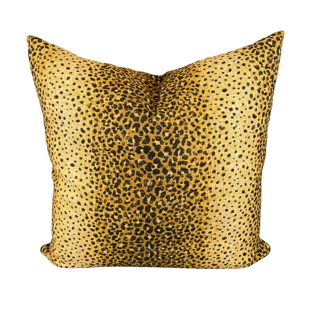 Nala Saffron – 24" × 24" Luxury Square Pillow