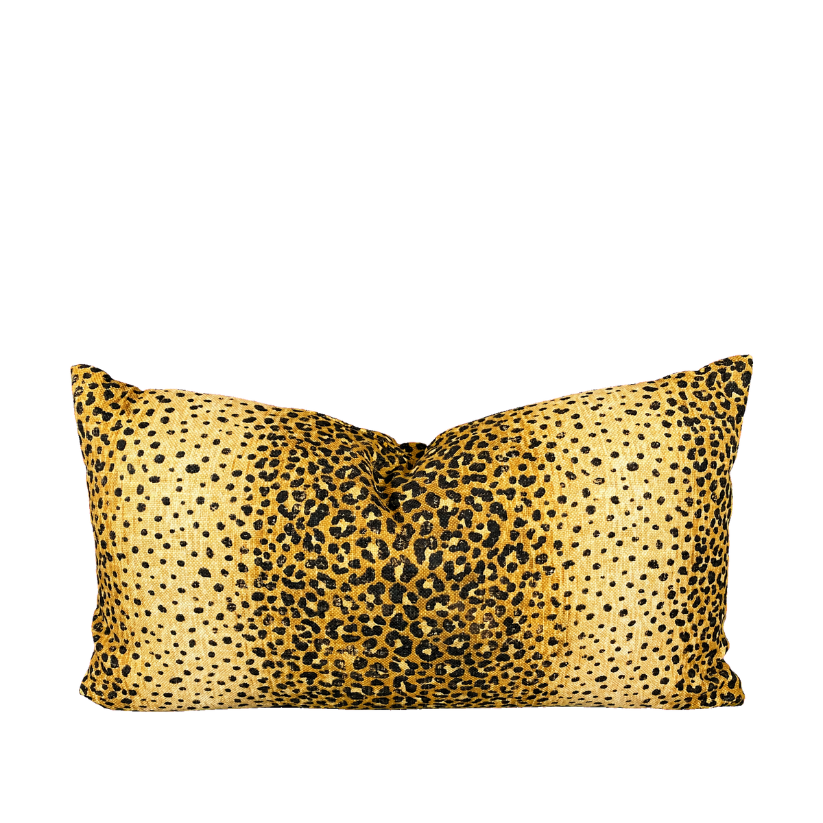 Nala Saffron – 24" × 14" Luxury Lumbar Pillow