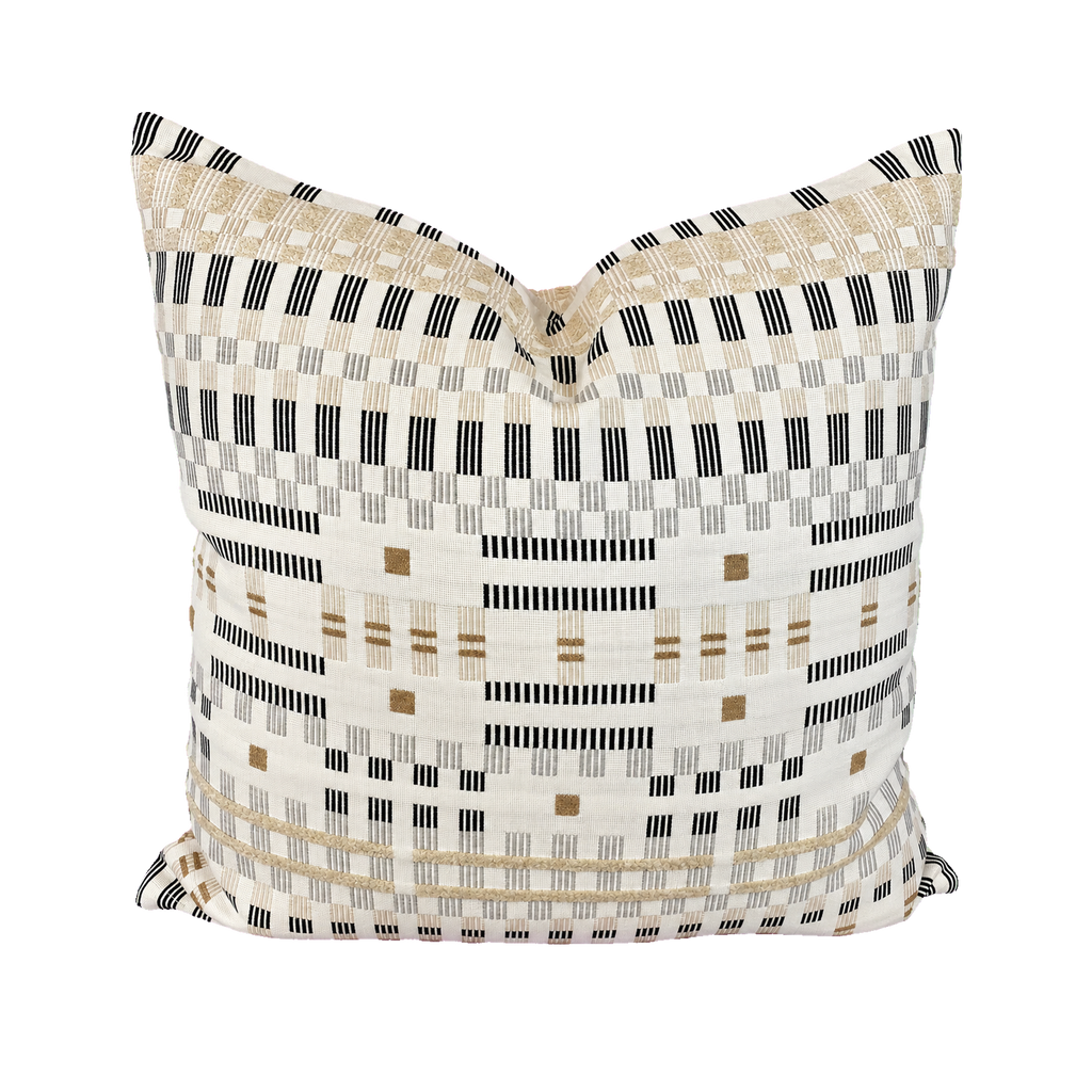 Modern Drift – 22" × 22" Luxury Outdoor Square Pillow