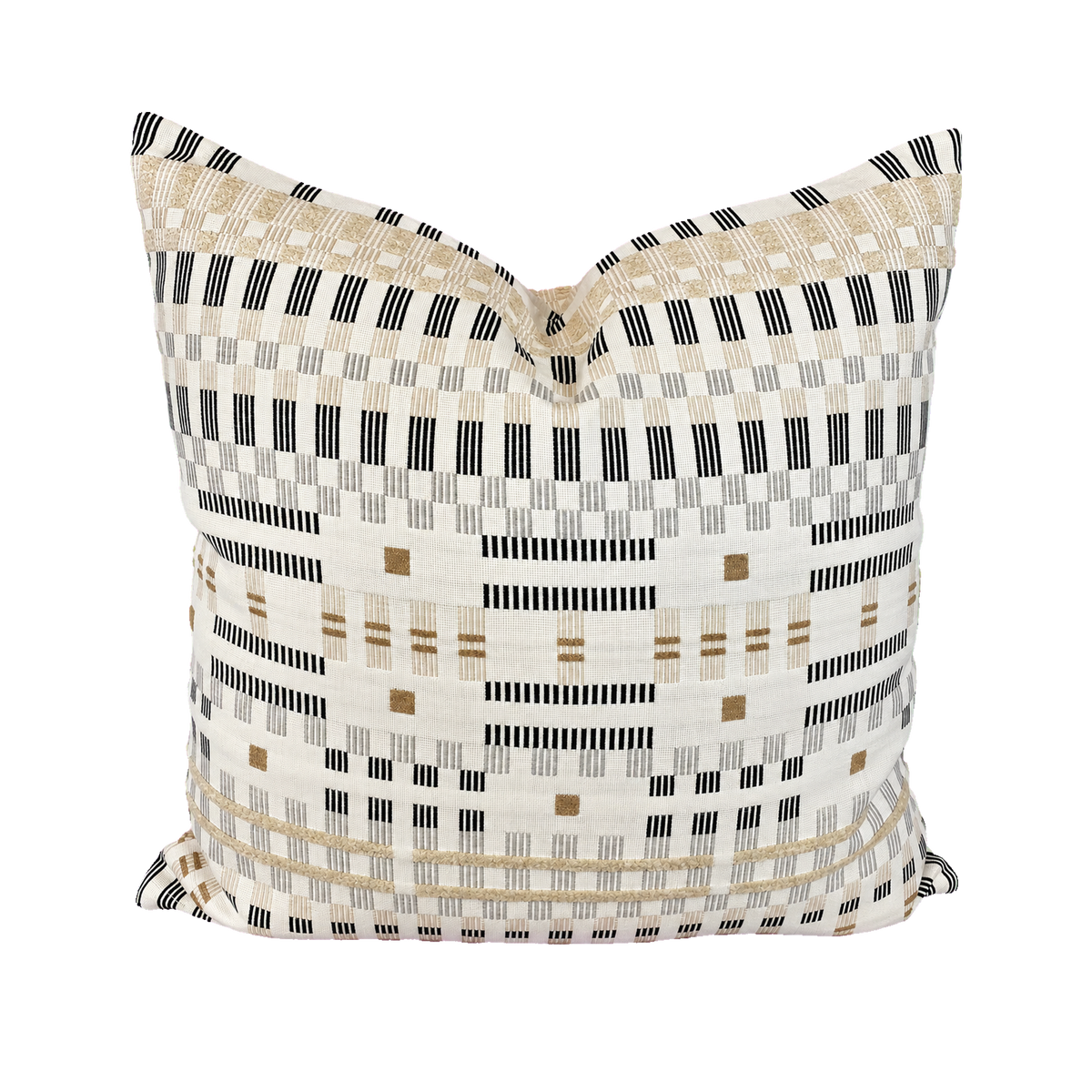 Modern Drift – 22" × 22" Luxury Outdoor Square Pillow