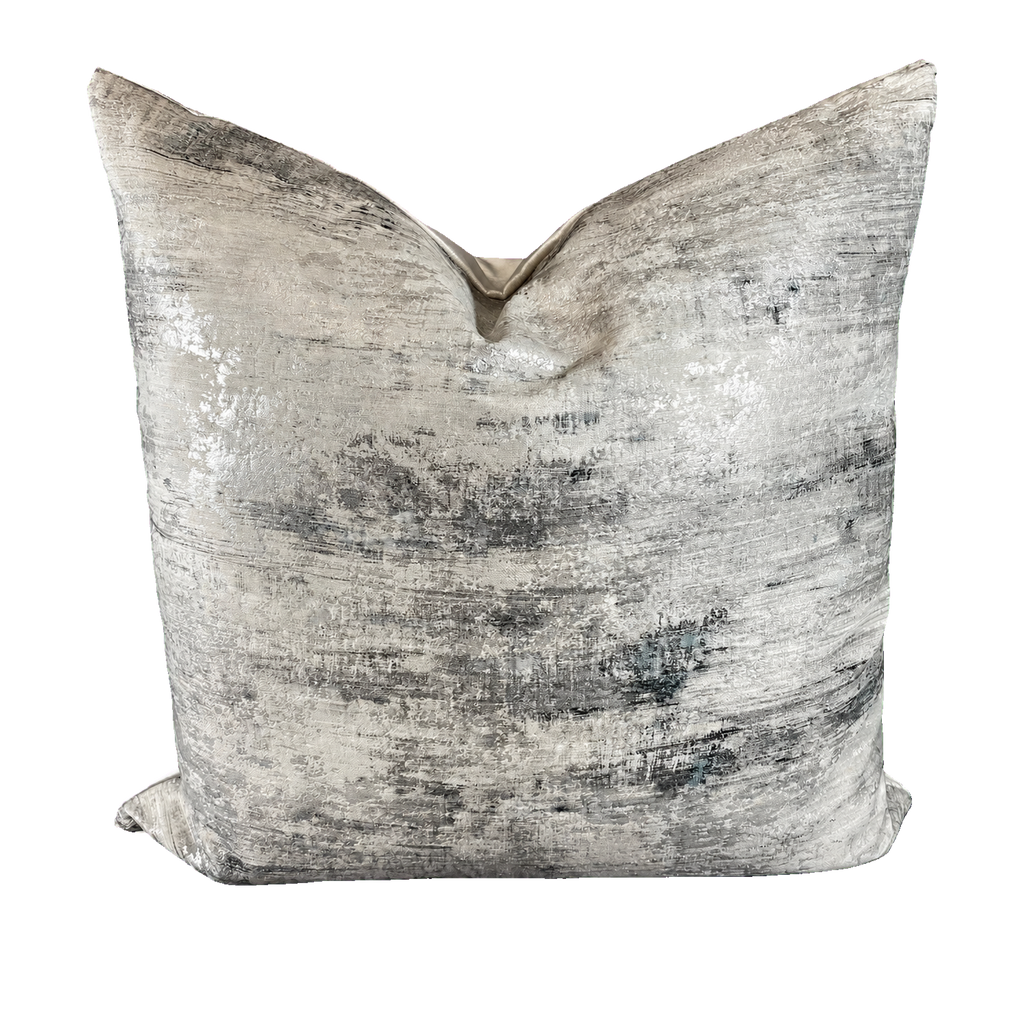 Serston Silver – 24" × 24" Luxury Square Pillow