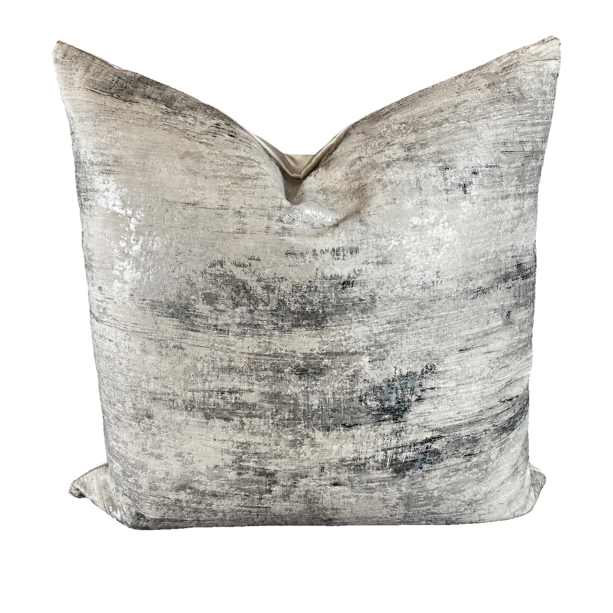 Serston Silver – 24" × 24" Luxury Square Pillow