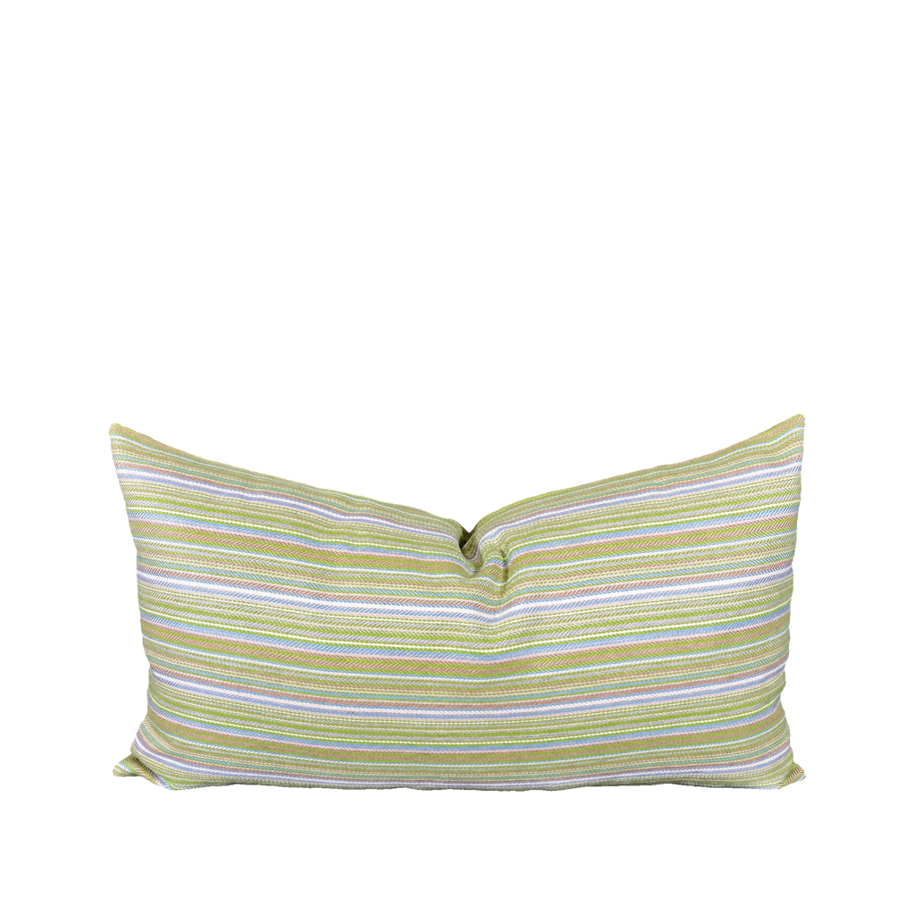 Kinsley Seaweed – 22" × 12" Luxury Outdoor Lumbar Pillow