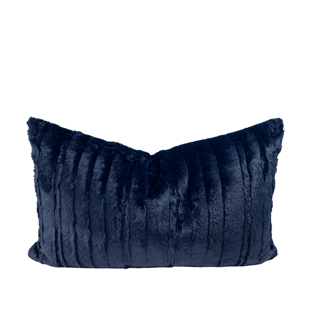 Spalding Midnight – 24" × 14" Luxury Lumbar Pillow