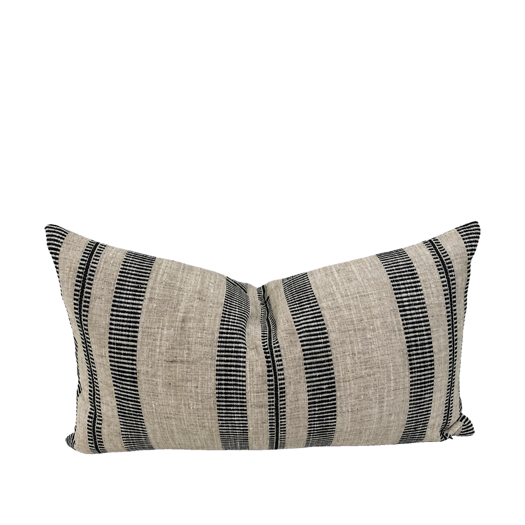 Double Issue Onyx – 24" × 14" Luxury Lumbar Pillow