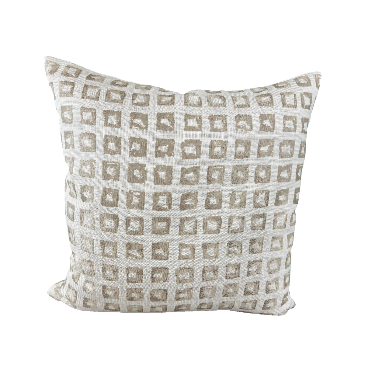Riviera Tan – 22" × 22" Luxury Outdoor Square Pillow