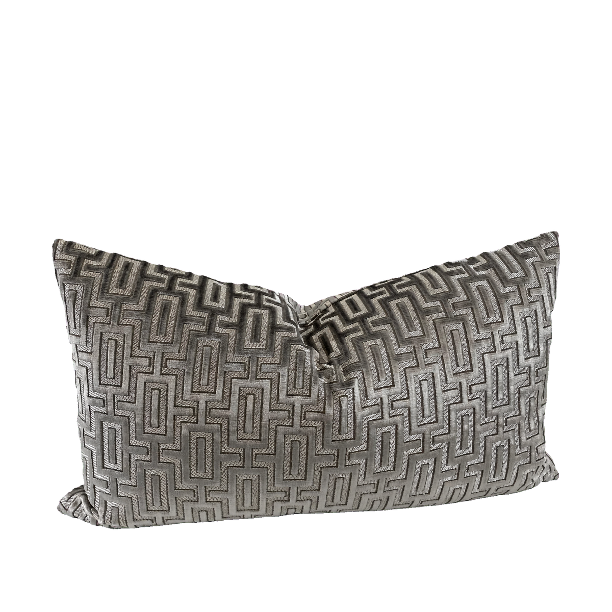 Bergman Nickel – 24" × 14" Luxury Lumbar Pillow