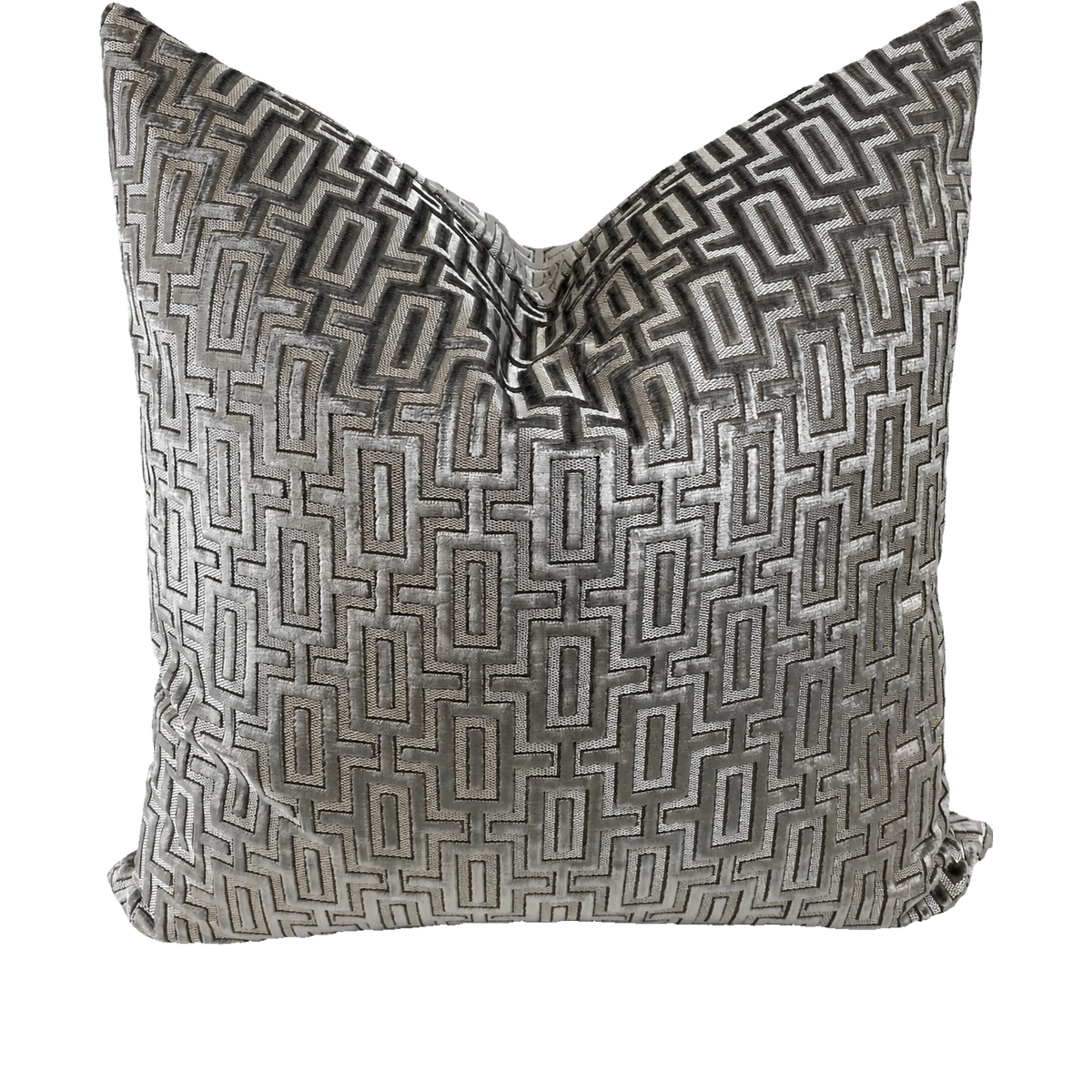 Bergman Nickel – 24" × 24" Luxury Square Pillow