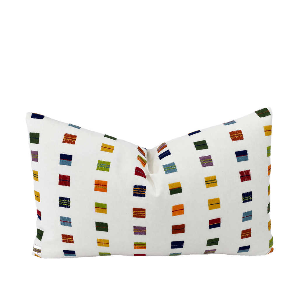 Happy Flags – 24" × 14" Luxury Lumbar Pillow