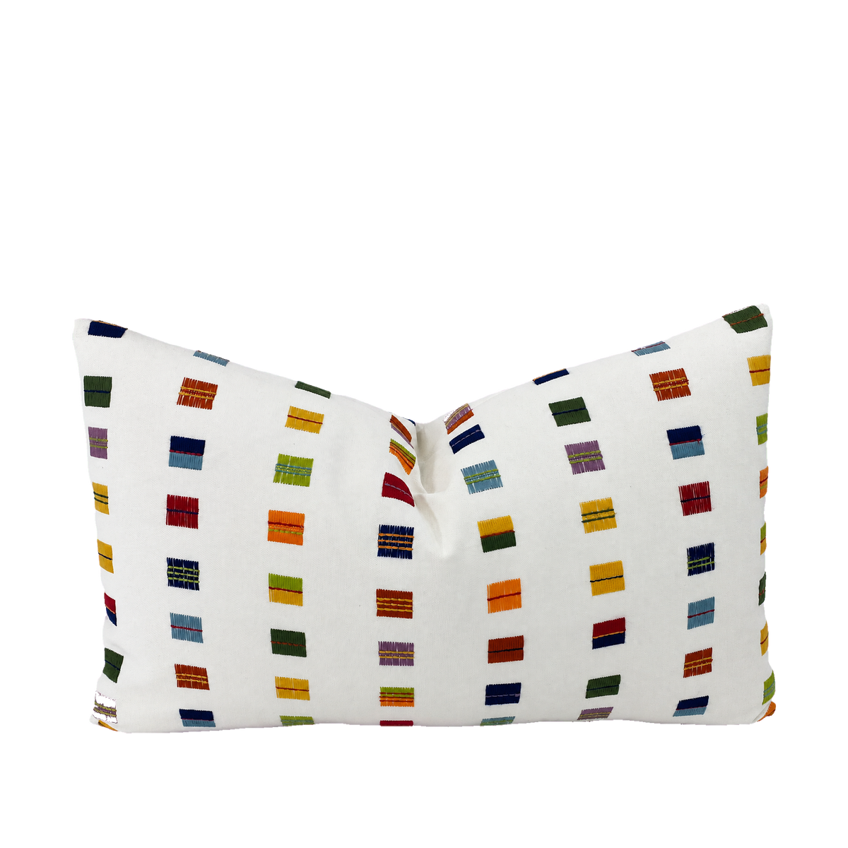Happy Flags – 24" × 14" Luxury Lumbar Pillow