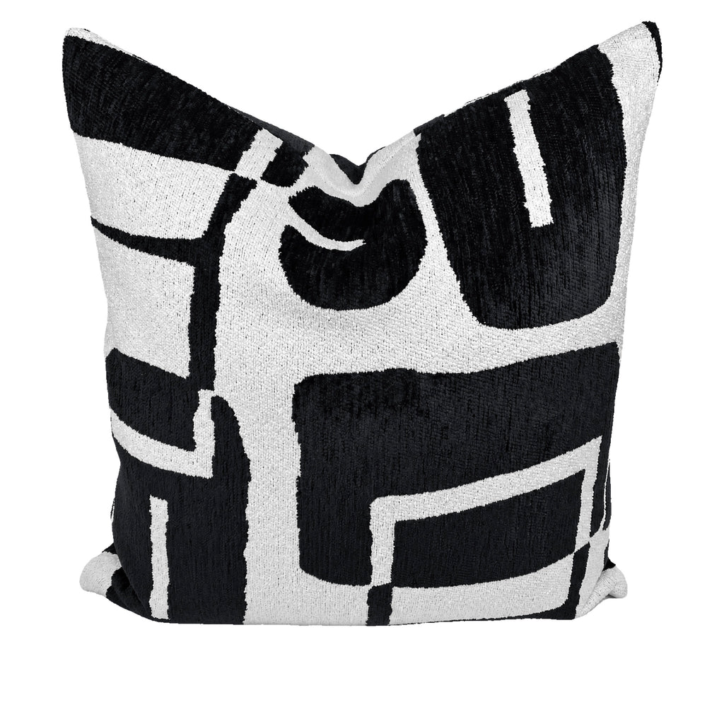 Bjorn Onyx – 24" × 24" Luxury Square Pillow