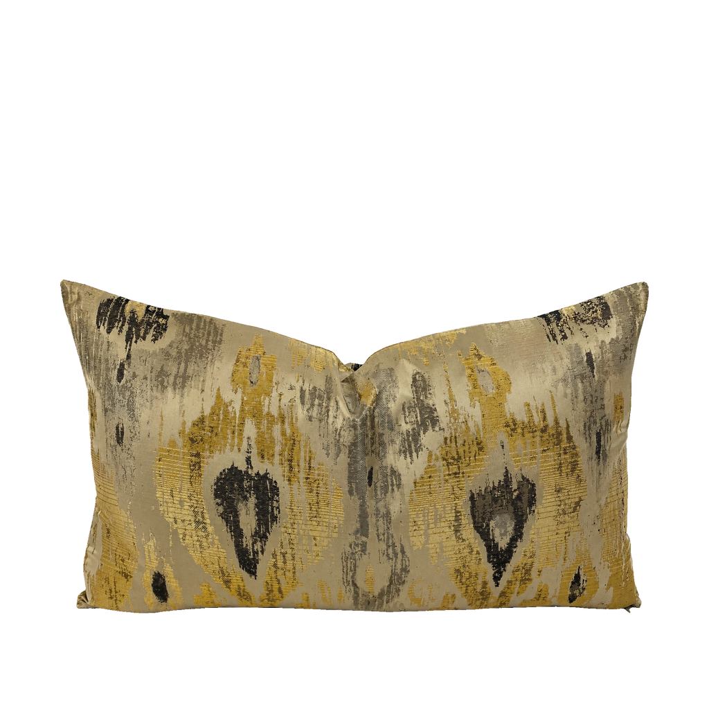 Radiant Gold – 24" × 14" Luxury Lumbar Pillow