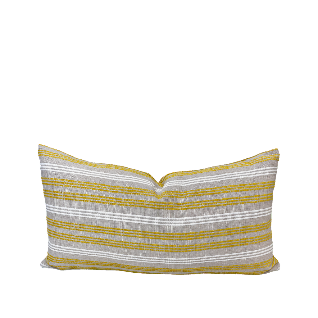 Havenview Daffodil – 22" × 12" Luxury Outdoor Lumbar Pillow