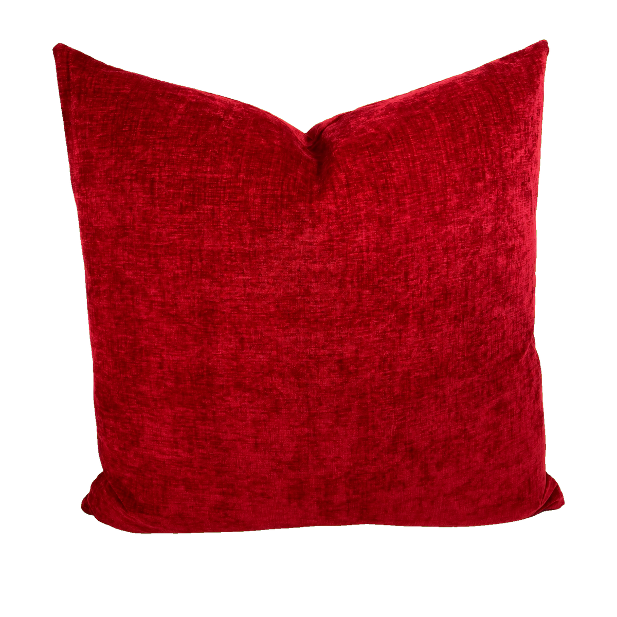 Bright Red – 24" × 24" Luxury Square Pillow