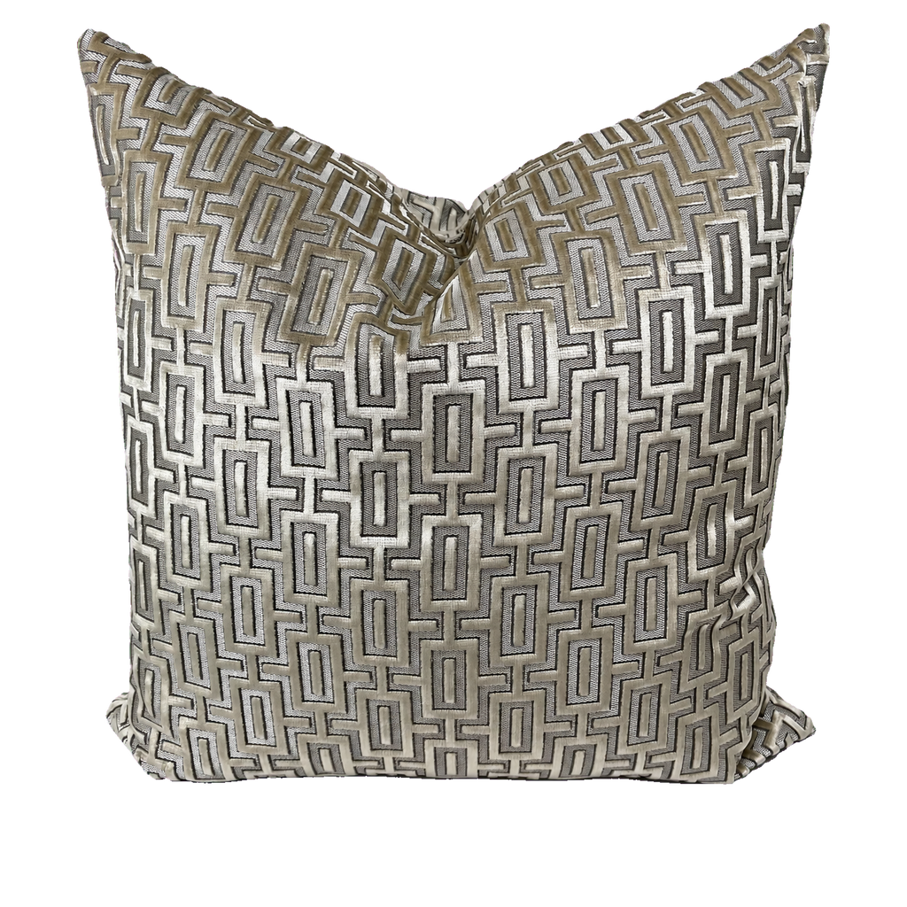 Bergman Pearl – 24" × 24" Luxury Square Pillow