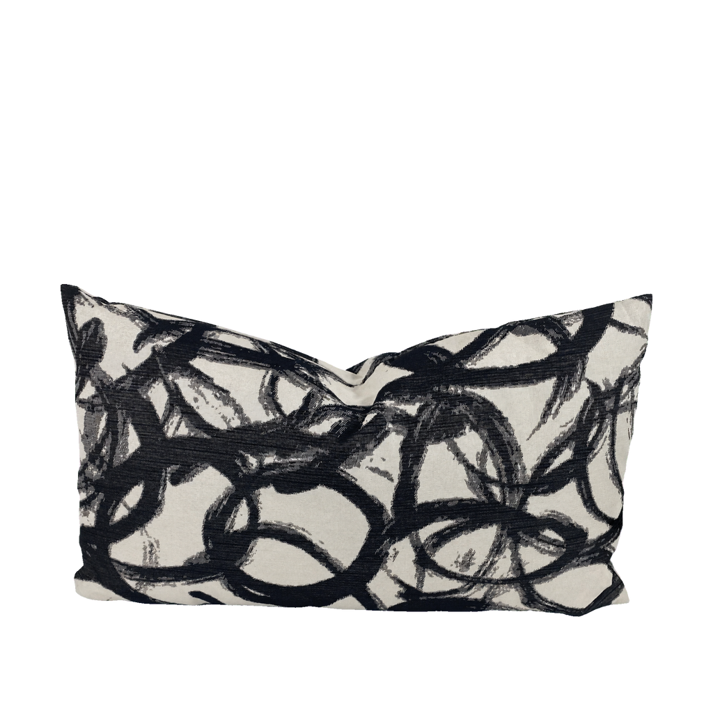Swoosh – 24" × 14" Luxury Lumbar Pillow