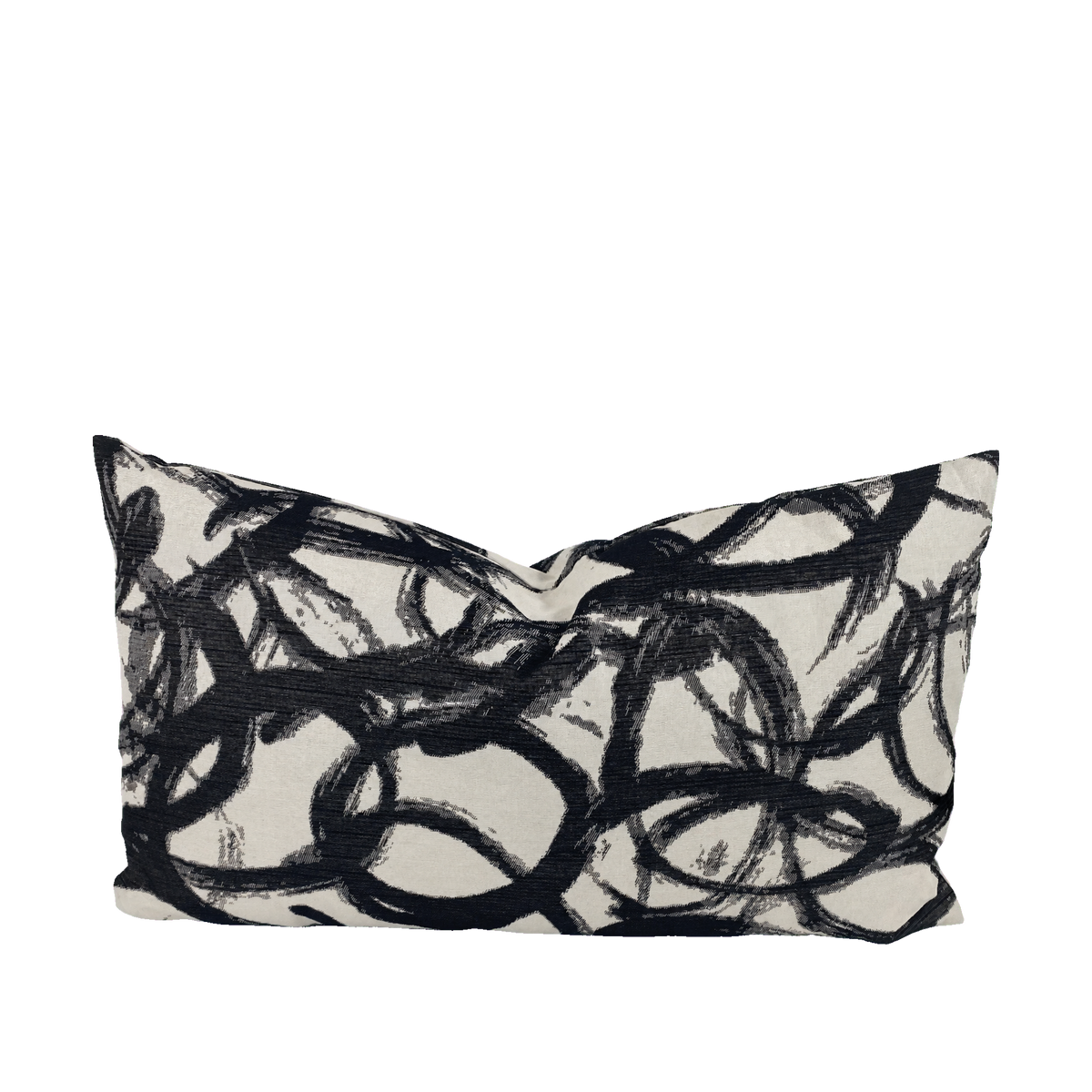 Swoosh – 24" × 14" Luxury Lumbar Pillow