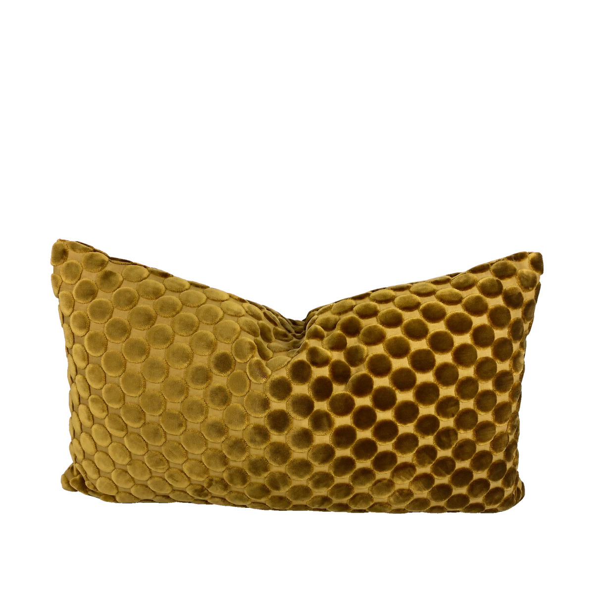 Dance Ochre – 24" × 14" Luxury Lumbar Pillow