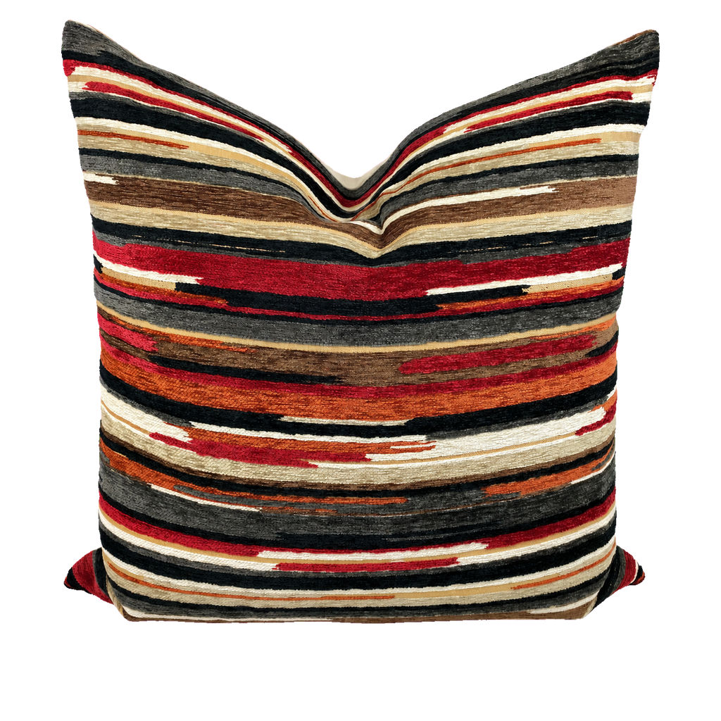 Vivid Cayenne – 24" × 24" Luxury Square Pillow