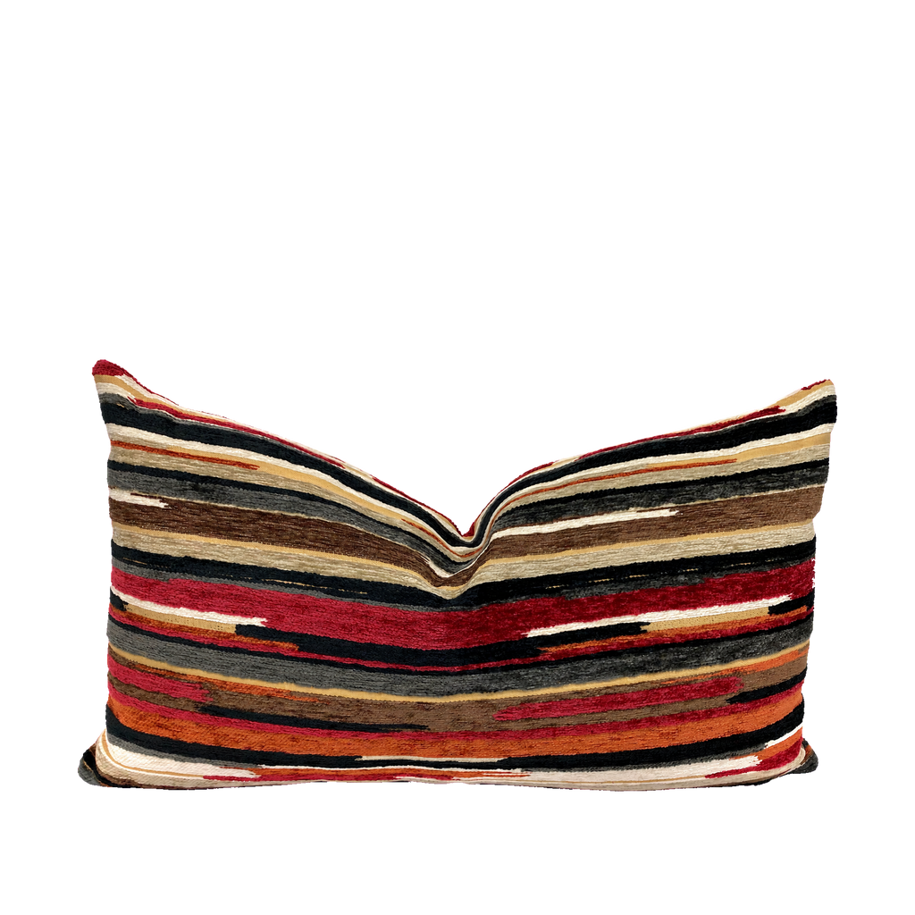 Vivid Cayenne – 24" × 14" Luxury Lumbar Pillow
