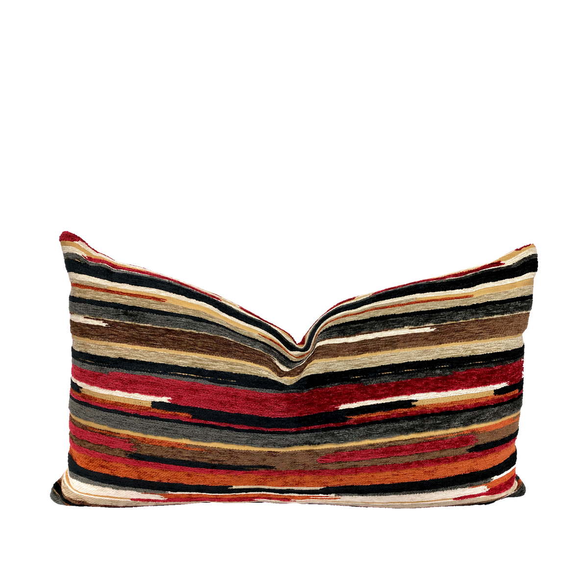 Vivid Cayenne – 24" × 14" Luxury Lumbar Pillow