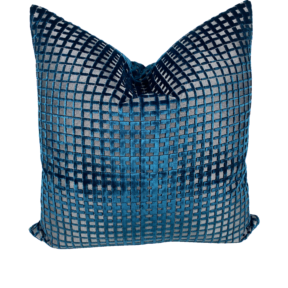 Success Sapphire – 24" × 24" Luxury Square Pillow