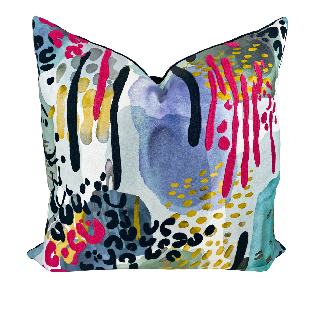 Fauve Oasis – 24" × 24" Luxury Square Pillow