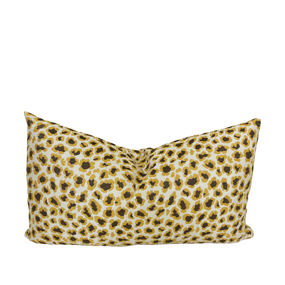 Angola Yellow – 24" × 14" Luxury Lumbar Pillow