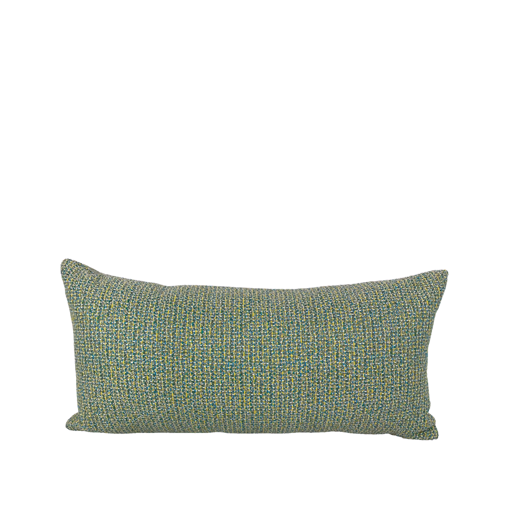 Melan Caribe – 22" × 12" Luxury Outdoor Lumbar Pillow