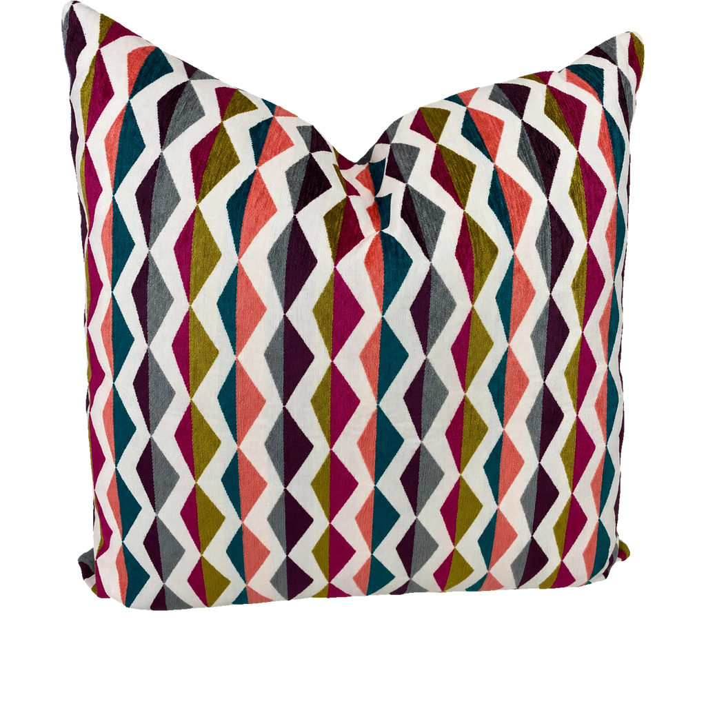 Zefferina – 24" × 24" Luxury Square Pillow