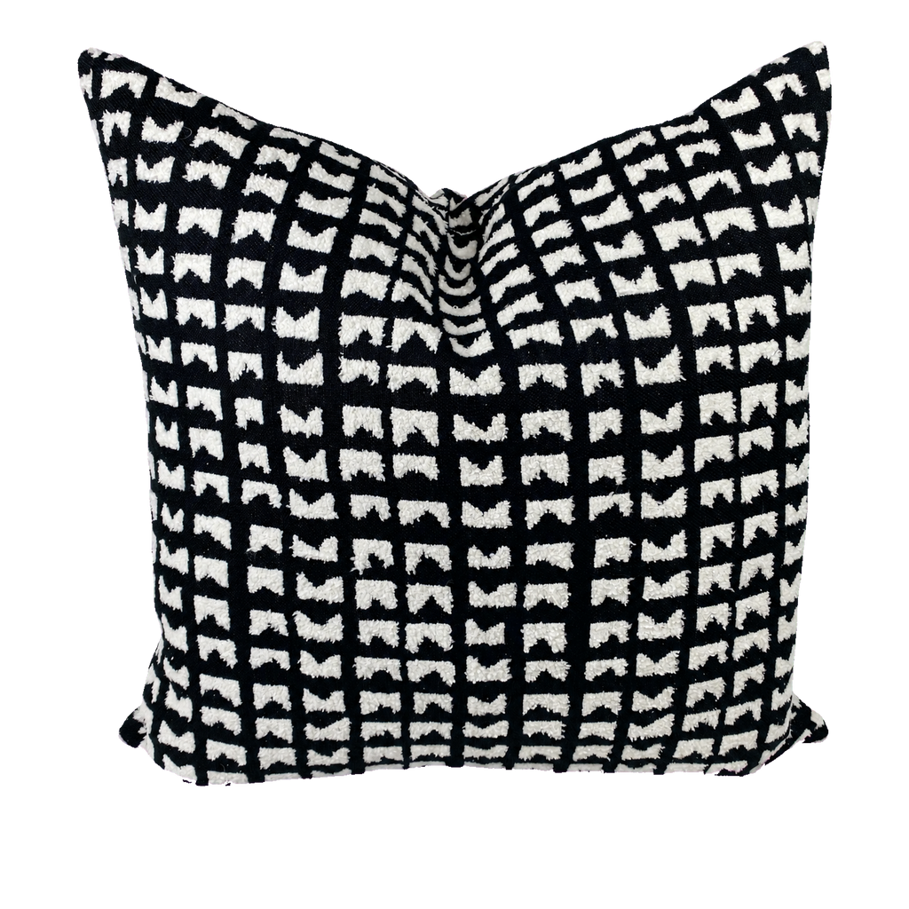 Adair Domino – 24" × 24" Luxury Square Pillow