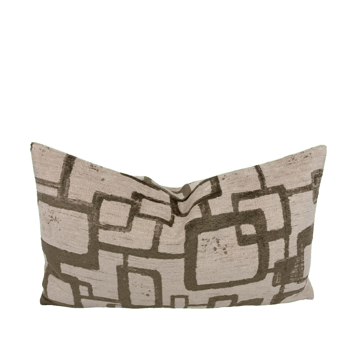 Patina Taupe – 24" × 14" Luxury Lumbar Pillow