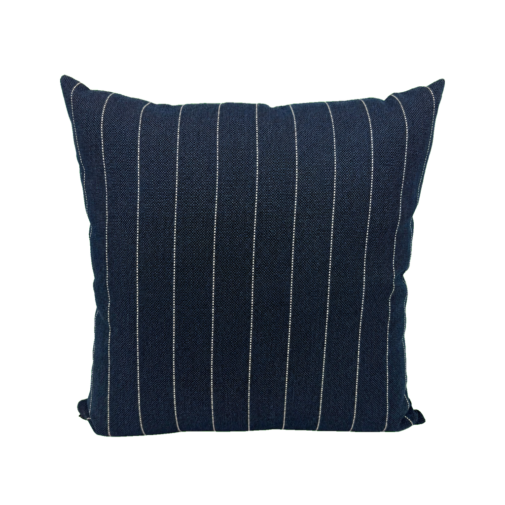 Malibu Indigo – 22" × 22" Luxury Outdoor Square Pillow