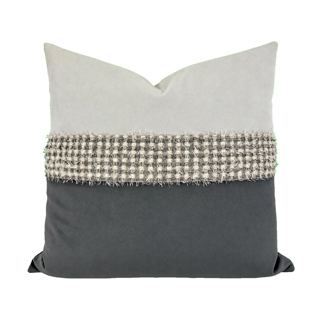 Fuzzy Stone – 24" × 24" Luxury Square Pillow