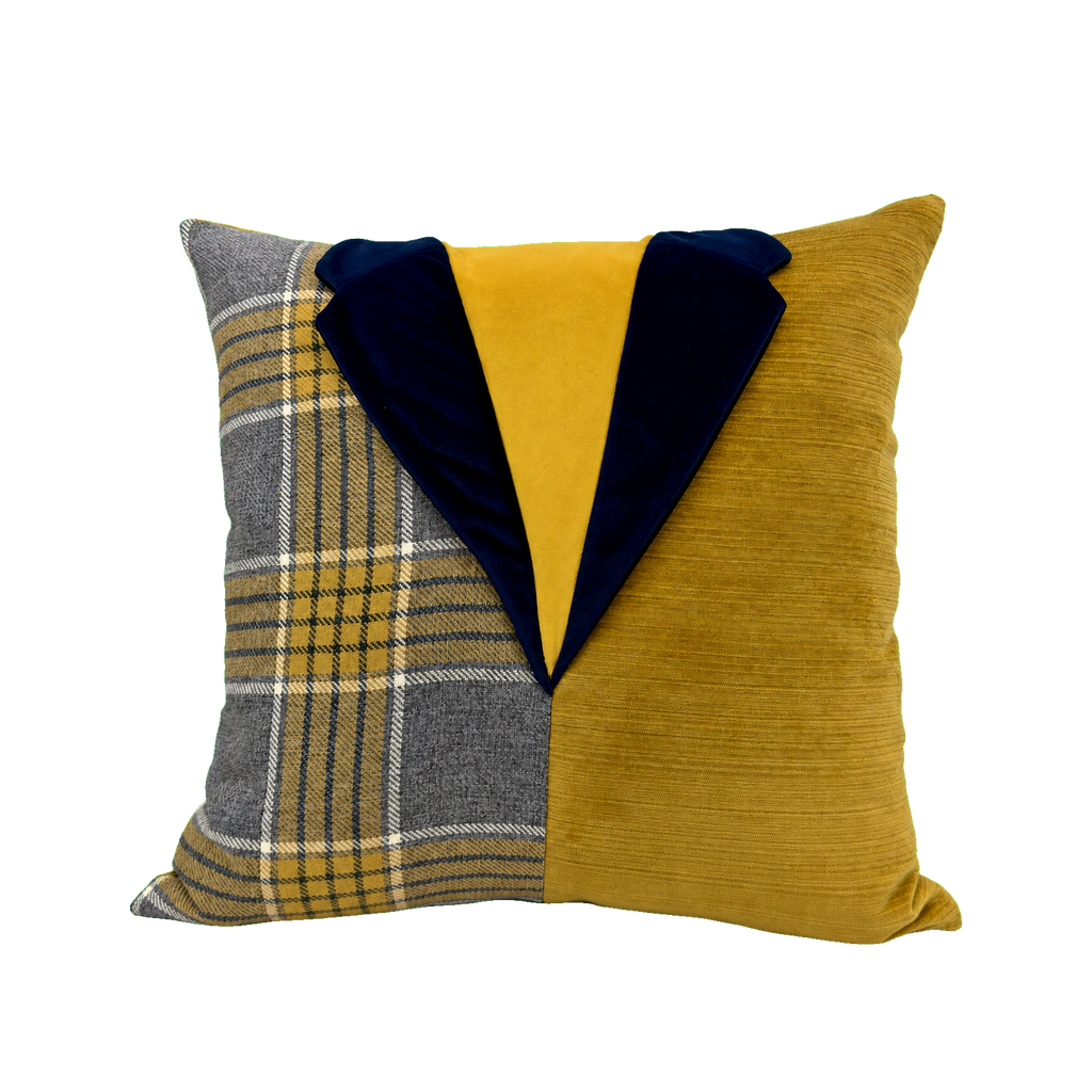 Mayfair #4 – 22" × 22" Luxury Tailored Pillow